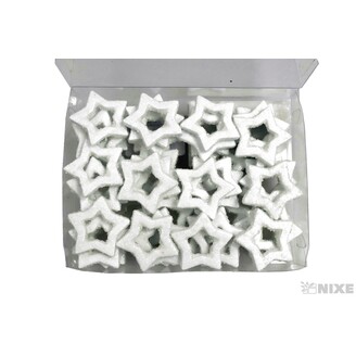 HVĚZDA 3,5cm 48ks*BÍLÁ