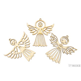 ANDĚL XD 10cm 6ks*PŘÍRODNÍ