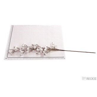 VĚTVIČKA VÁNOCE 62cm*BÍLÁ