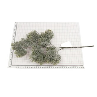 VĚTVIČKA VÁNOCE 48cm*ZELENÁ+BÍLÁ