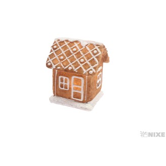 CHALOUPKA SVÍTÍCÍ PERNÍK 6x7,5cm*HNĚDÁ