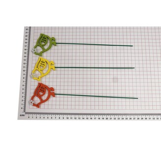 ZÁPICH SLEPICE 6,5x6,5x27cm 6ks*MIX BAREV