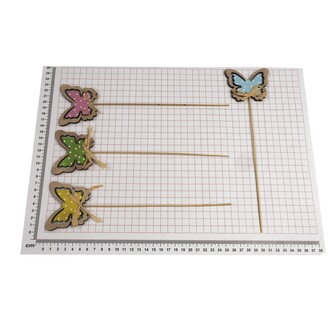 ZÁPICH MOTÝL 7x6x27cm 4ks*MIX BAREV