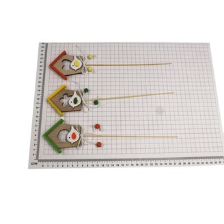 ZÁPICH BUDKA 7x7,5x28cm 6ks*MIX BAREV