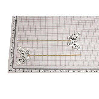 ZÁPICH MOTÝL 7x6x25cm 6ks*BÍLÁ
