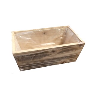 OBAL DŘEVO 23x13x10cm*BÍLÁ