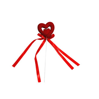 ZÁPICH SRDCE 5x5x24cm 12ks*ČERVENÁ