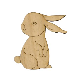 ZAJÍC XD 10cm 12ks*PŘÍRODNÍ