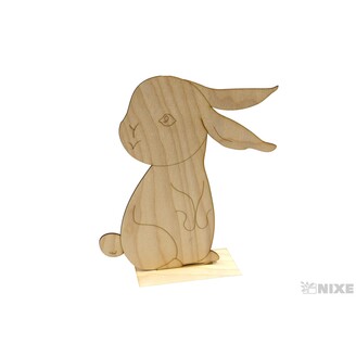 ZAJÍC1 STOJÍCÍ XD 25cm 1ks*PŘÍRODNÍ