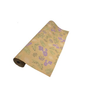 ROLE PAPÍR COTTON 70cmx50m*PŘÍRODNÍ+FIALOVÁ