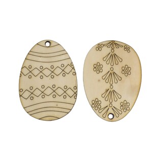 VAJÍČKO XD 10cm 12ks*PŘÍRODNÍ