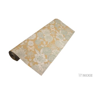 ROLE PAPÍR PEONY 70cmx50m*PŘÍRODNÍ+TYRKYSOVÁ