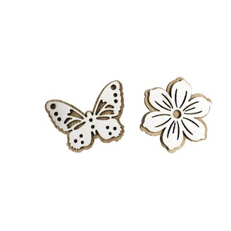 MIX NALEPOVACÍ 4x3cm 8ks*BÍLÁ