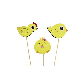 ZÁPICH KUŘE 6x4,5x25cm 6ks*MIX BAREV