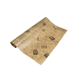 ROLE PAPÍR NEWS 49cmx10m*PŘÍRODNÍ+ČERNÁ