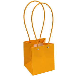 TAŠKA PLAST 13x12x15cm*ŽLUTÁ TM.