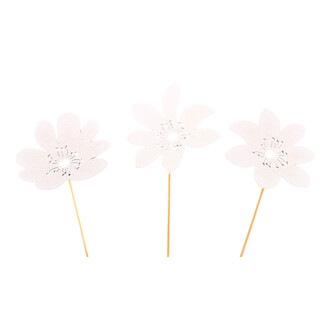 ZÁPICH KVÍTEK 6,5x27cm 5ks*BÍLÁ