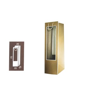 TAŠKA MEDAILLON ORCHID 20x20x70cm*PŘÍRODNÍ