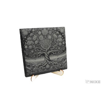 OBRAZ BŘIDLICE STROM ŽIVOTA 20x20cm+STOJAN