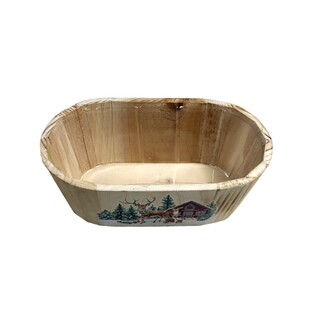 OBAL D VÁNOCE 22x11,5x81cm*BÍLÁ