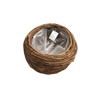 OBAL RÉVA HNÍZDO 16x12cm*HNĚDÁ