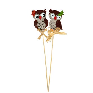 ZÁPICH FILC SOVA 5x7,5x32cm 6ks*MIX BAREV