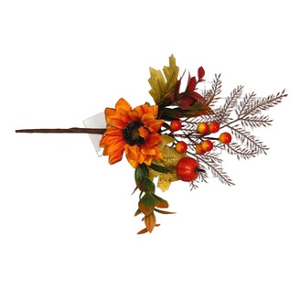 VĚTVIČKA SLUNEČNICE 35cm*ORANŽOVÁ