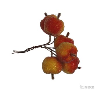 JABLÍČKA 2/12cm 6ks*ORANŽOVÁ