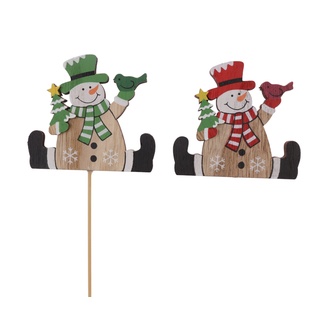 ZÁPICH SNĚHULÁK 7x7x27cm 10ks*MIX BAREV