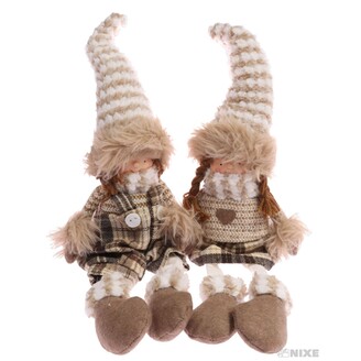 PANENKA SEDÍCÍ 45cm*MIX BAREV