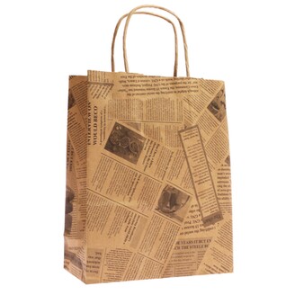 TAŠKA NEWS 18x22x08cm*PŘÍRODNÍ