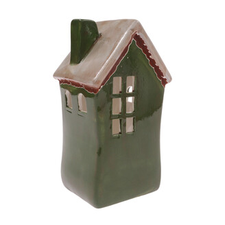 DOMEK KERAMIKA 9x18x7cm*ZELENÁ