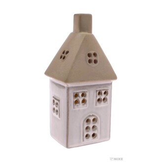 DOMEK KERAMIKA SVÍTÍCÍ 7x15x6cm*BÍLÁ