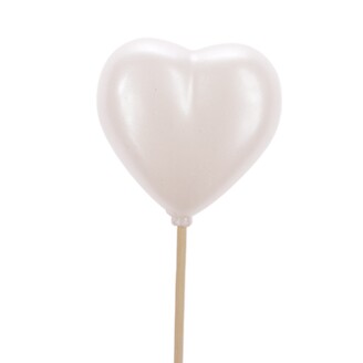 ZÁPICH SRDCE 6,5x35cm 6ks*KRÉMOVÁ