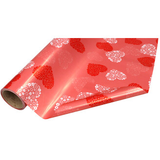 ROLE PLAST SRDCE SK 50cmx9m*STARORŮŽOVÁ 49