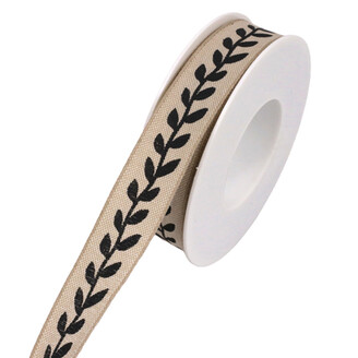 TRAUERRANKE 25mmx20m 6377*ČERNÁ 016