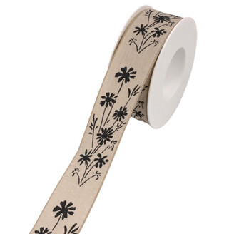 TRAUERFLOWER 40mmx20m 6378*ČERNÁ 016