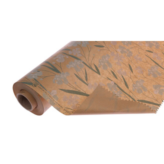 ROLE PAPÍR AUBE 79cmx40m*PŘÍRODNÍ+ZELENÁ