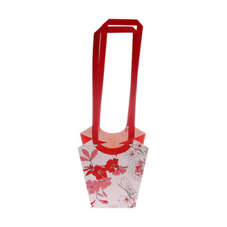 TAŠKA AQUA BIRDY 11x19x17,5cm*ČERVENÁ