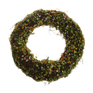 VĚNEC JARO 30cm*MIX BAREV