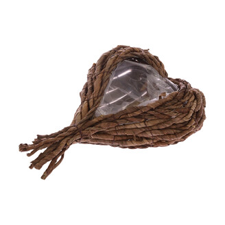 OBAL SRDCE 20x27x05cm*HNĚDÁ