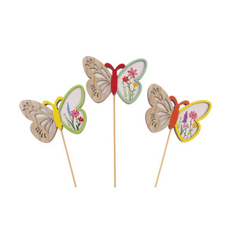ZÁPICH MOTÝL 07x05x24cm 6ks*MIX BAREV