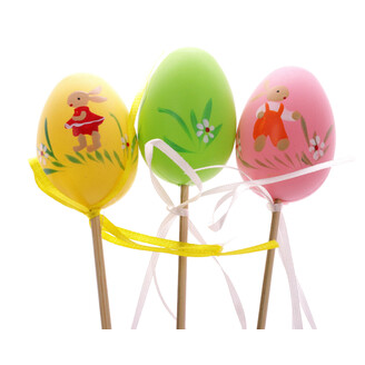 ZÁPICH VAJÍČKA 6ks 6x25cm*MIX BAREV