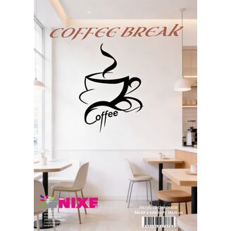 ŠÁLEK S KÁVOU PX 29X20 cm*ČERNÁ