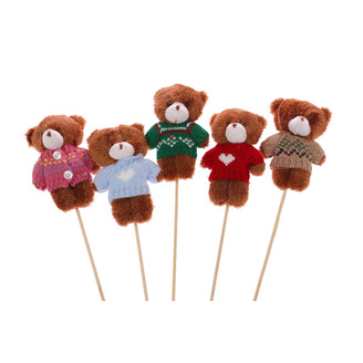 ZÁPICH MEDVÍDEK 08x12x32cm*MIX BAREV