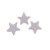HVĚZDA 2cm 48ks*BÍLÁ