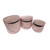 KVĚTINOVÝ BOX MIX 3ks pr.21x18cm 16,5x18 15x15*MIX BAREV