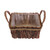 OBAL KŮRA 24x13x17cm*HNĚDÁ