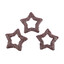 HVĚZDA 3,5cm 48ks*RŮŽOVÁ