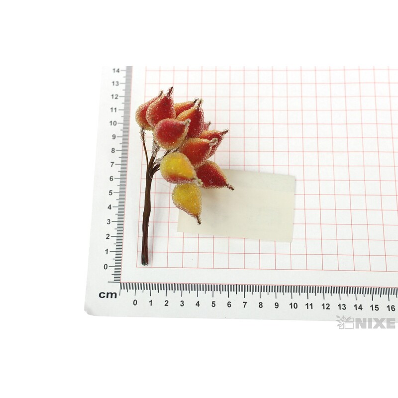 HRUŠKA 3x12cm 12ks*MIX BAREV